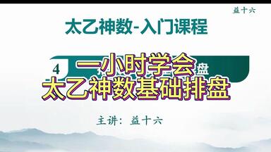 太乙神数实战教学第一章_哔哩哔哩_bilibili