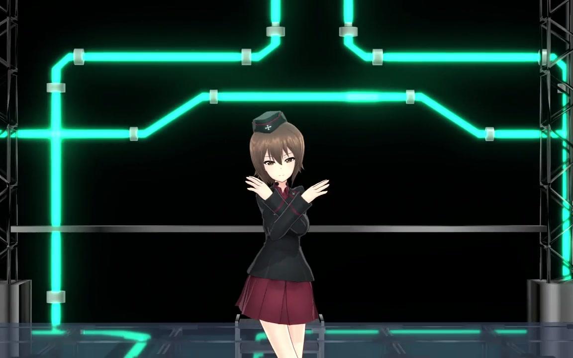 少女与战车mmd真穗的girls