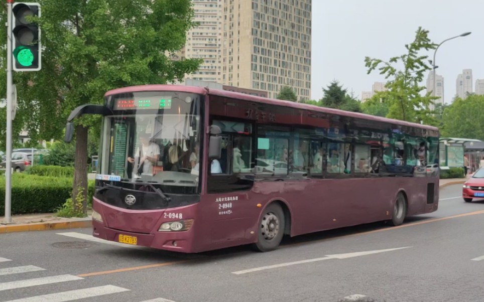 大连715路大柴0948车功成街出站实录