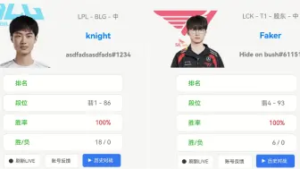 Скачать видео: Knight和Faker赛前rank最新状态对比！