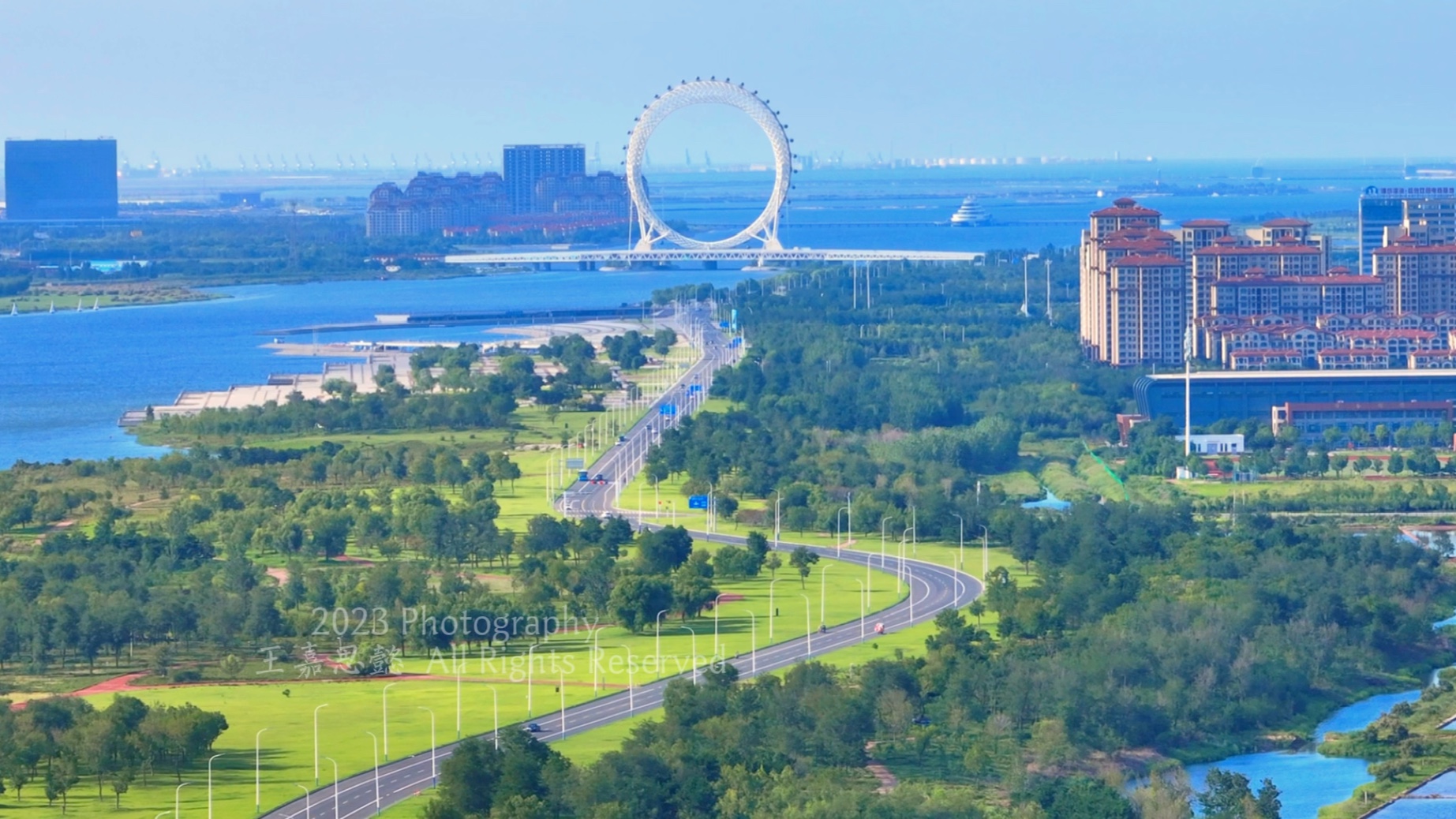 潍坊渤海之眼摩天轮99这是属于潍坊人的浪漫