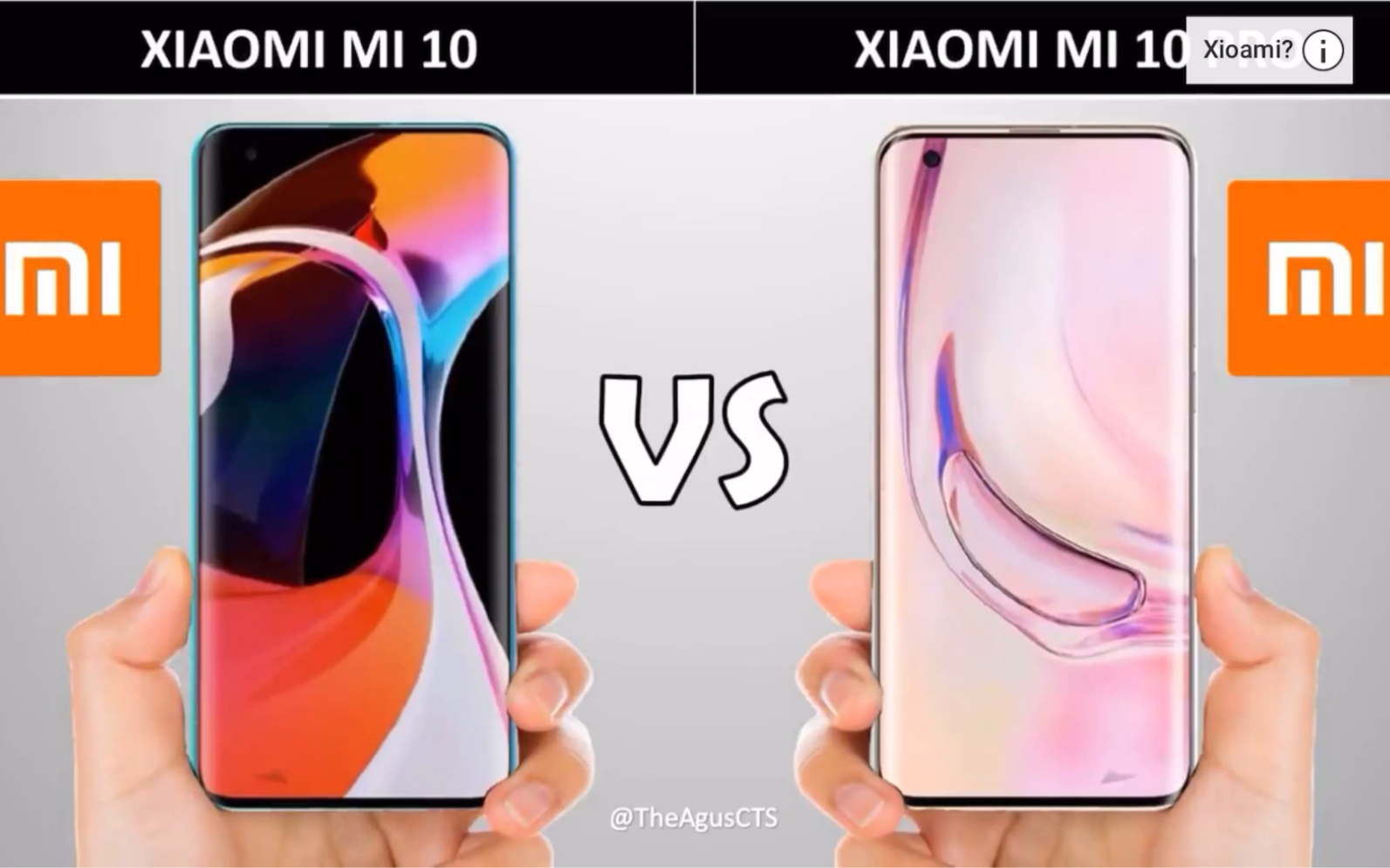 [图]2020小米新机Mi10 VS Mi10 Pro 区别在哪