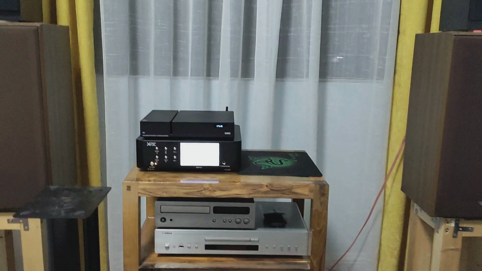 数播转盘馨睿科shd10iivscd机雅马哈s300输出月光小夜曲