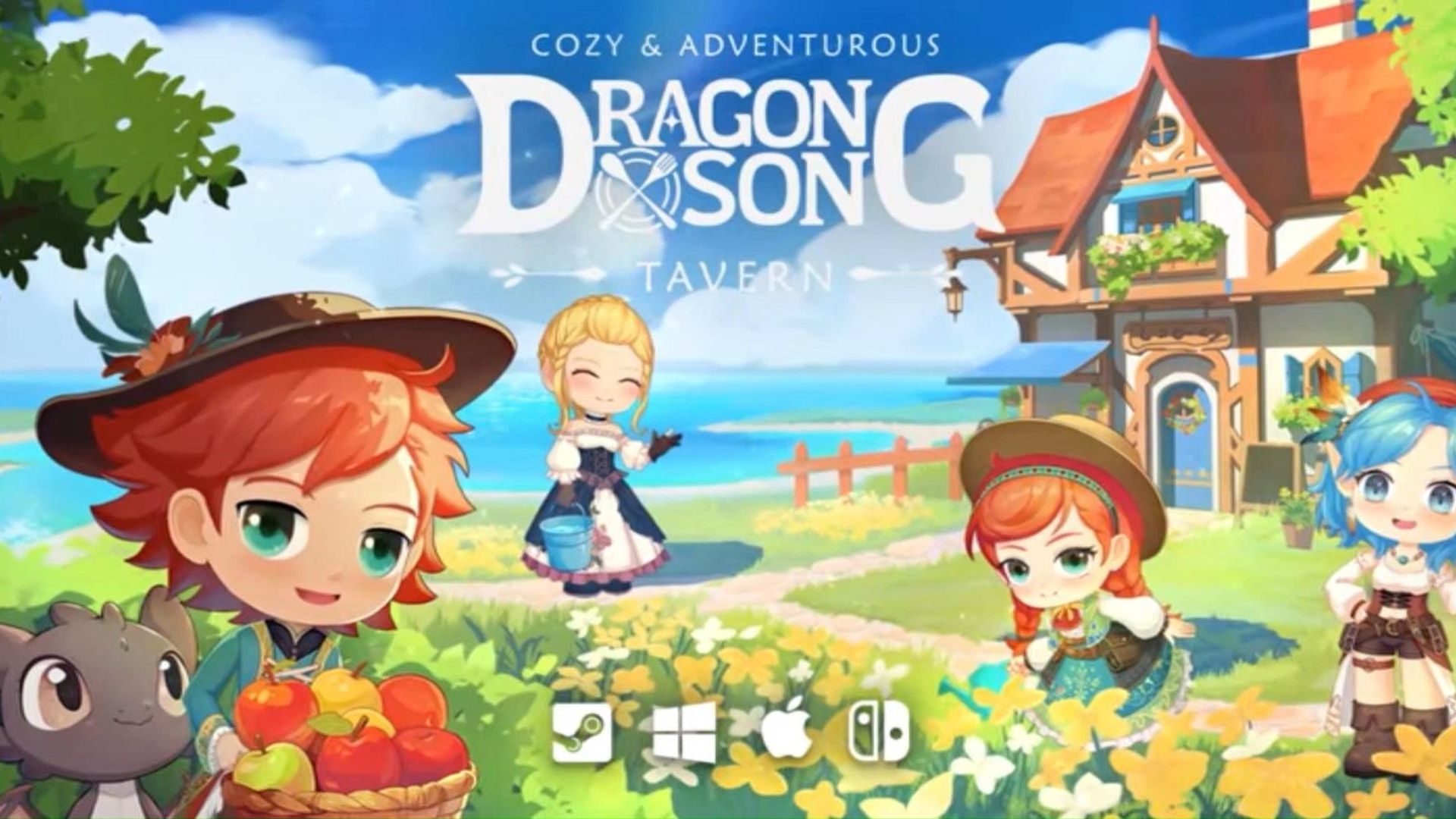 可爱种田!农场模拟冒险游戏《Dragon Song Tavern: Cozy & Adventurous》Steam页面开放游戏推荐