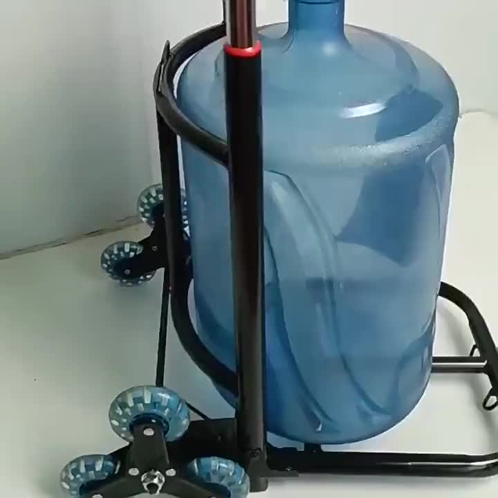 小拖车行李手推车家用便携爬楼车(桶装水小拉车拉水桶车买菜小拖车)