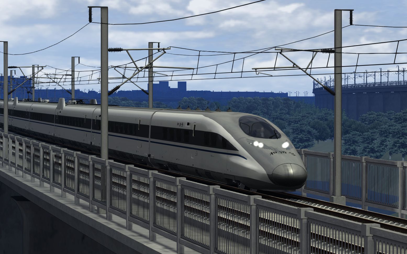 成都东-石板滩-西南高铁网-超速急刹害死乘客的()up-模拟火车2020#22