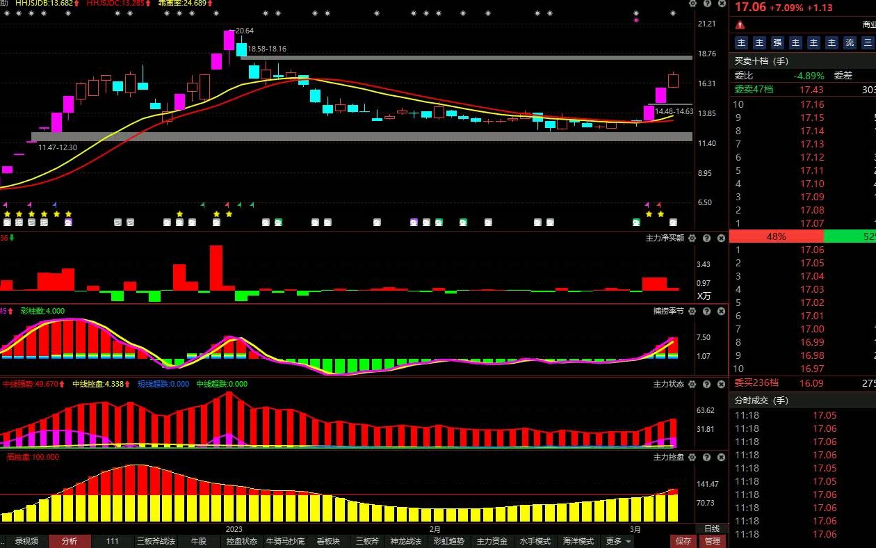 3月7号人人乐:主力持续进场,如何洞悉主力意图?三分钟看懂哔哩哔哩bilibili