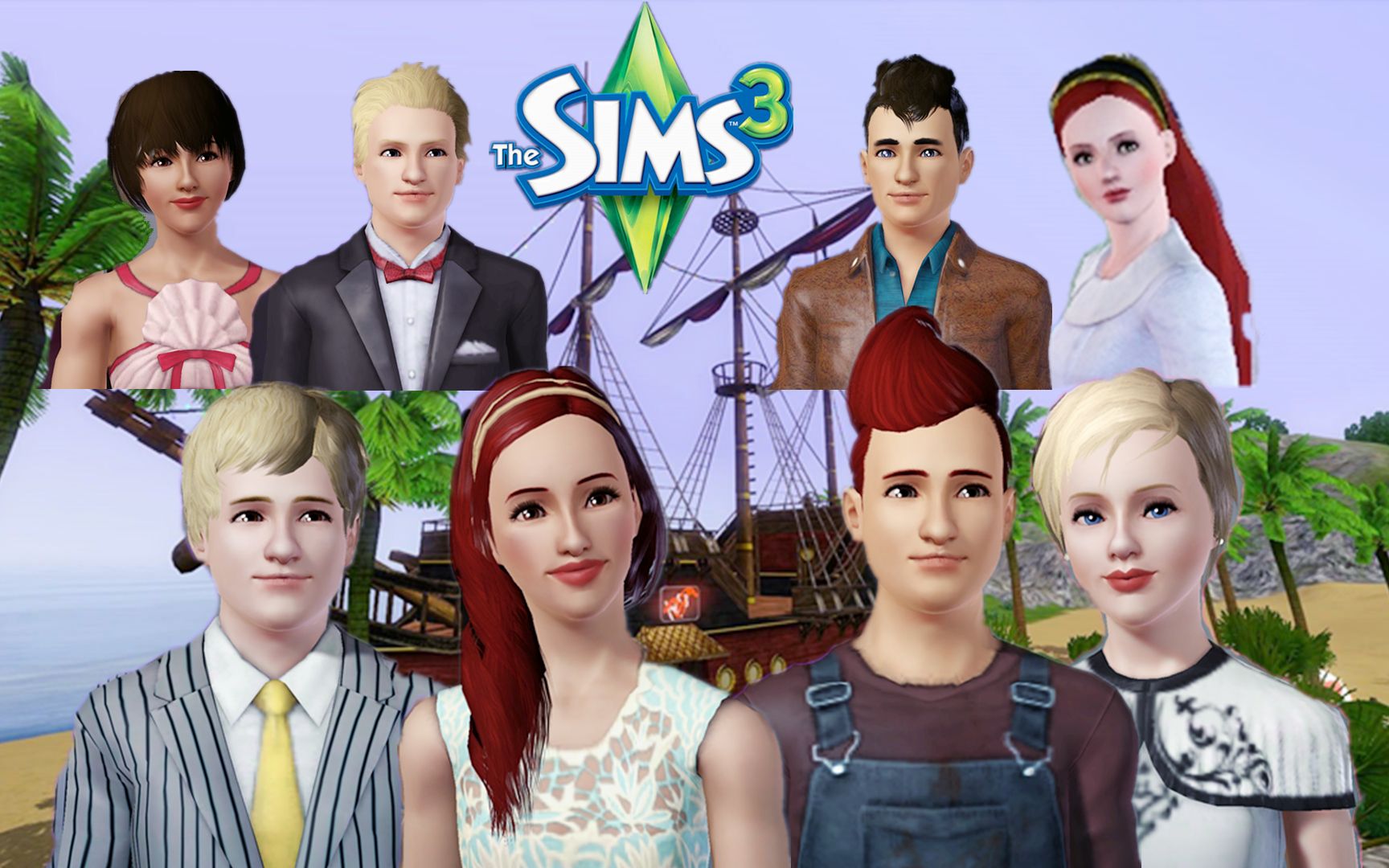 歆一实况模拟人生3第54集夕阳红约会及宝宝们的生活