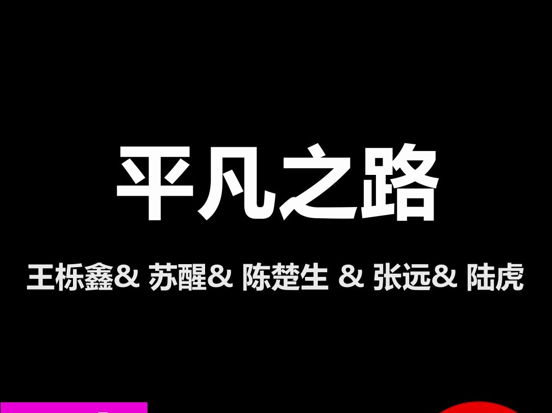 平凡之路livehouse酒吧舞台演出动态歌词字幕排版视频素材#动态歌词