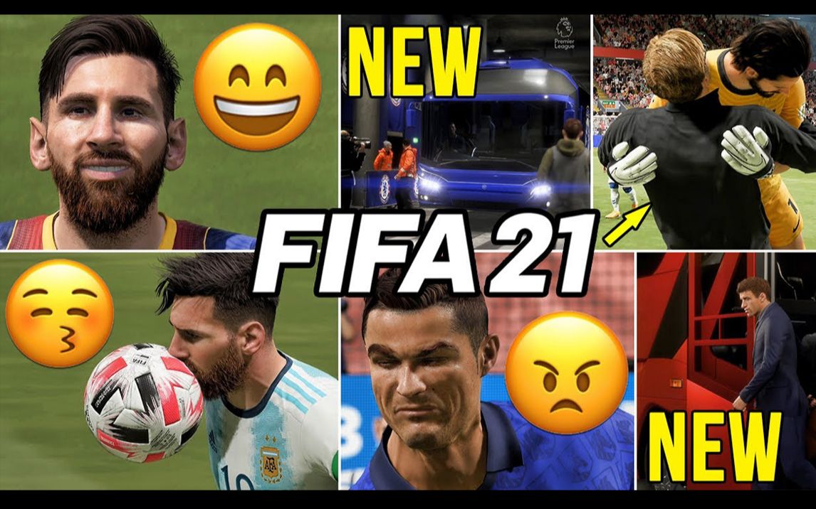 FIFA21更新资讯:FIFA21在PS5的12个新的功能和细节信息哔哩哔哩bilibili