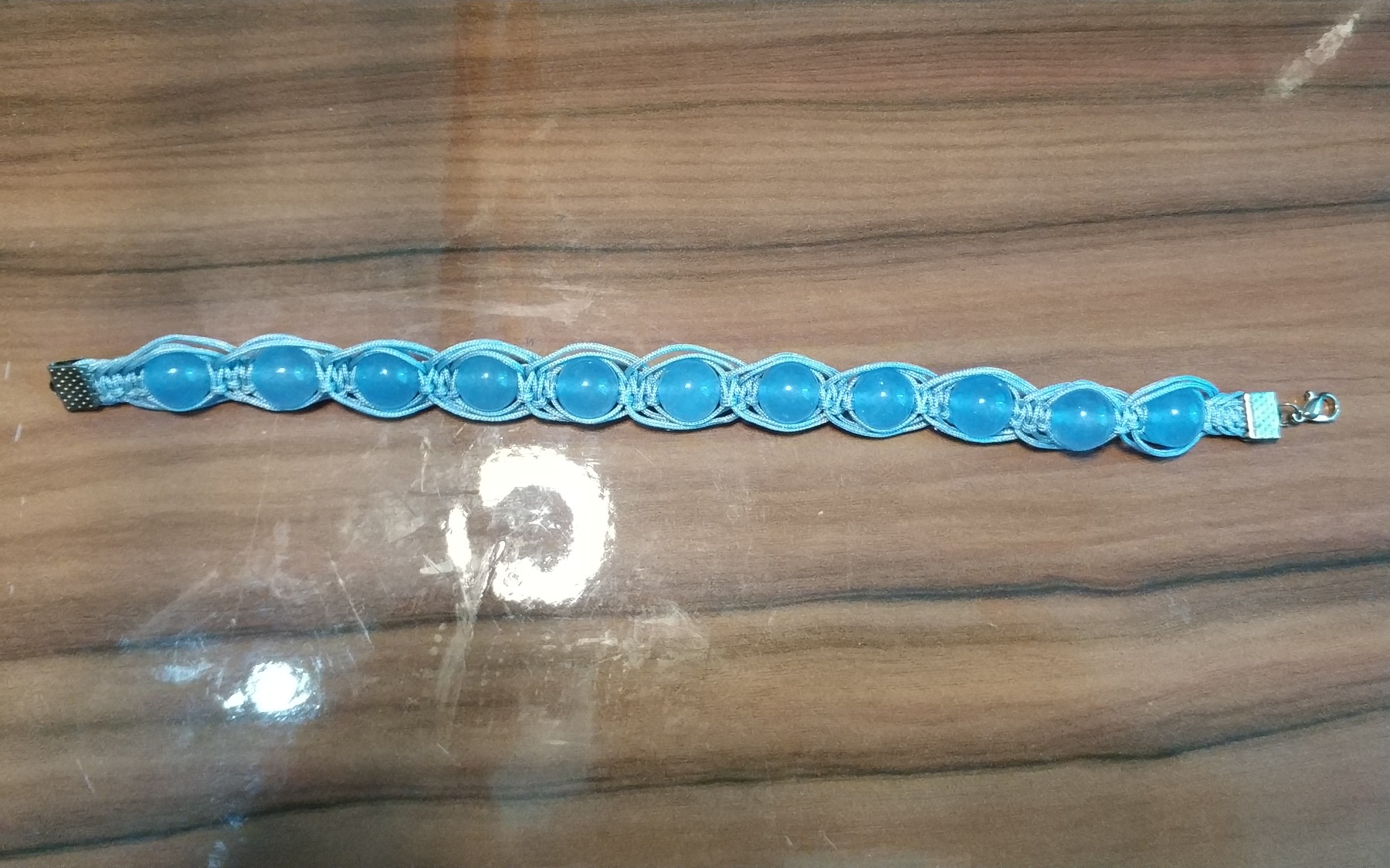 手编手链简易手工之鱼骨结b