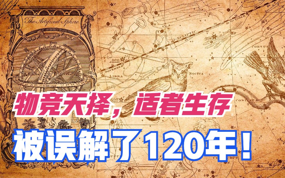 [图]物竞天择，适者生存。被误解了120多年！何为社会达尔文主义？