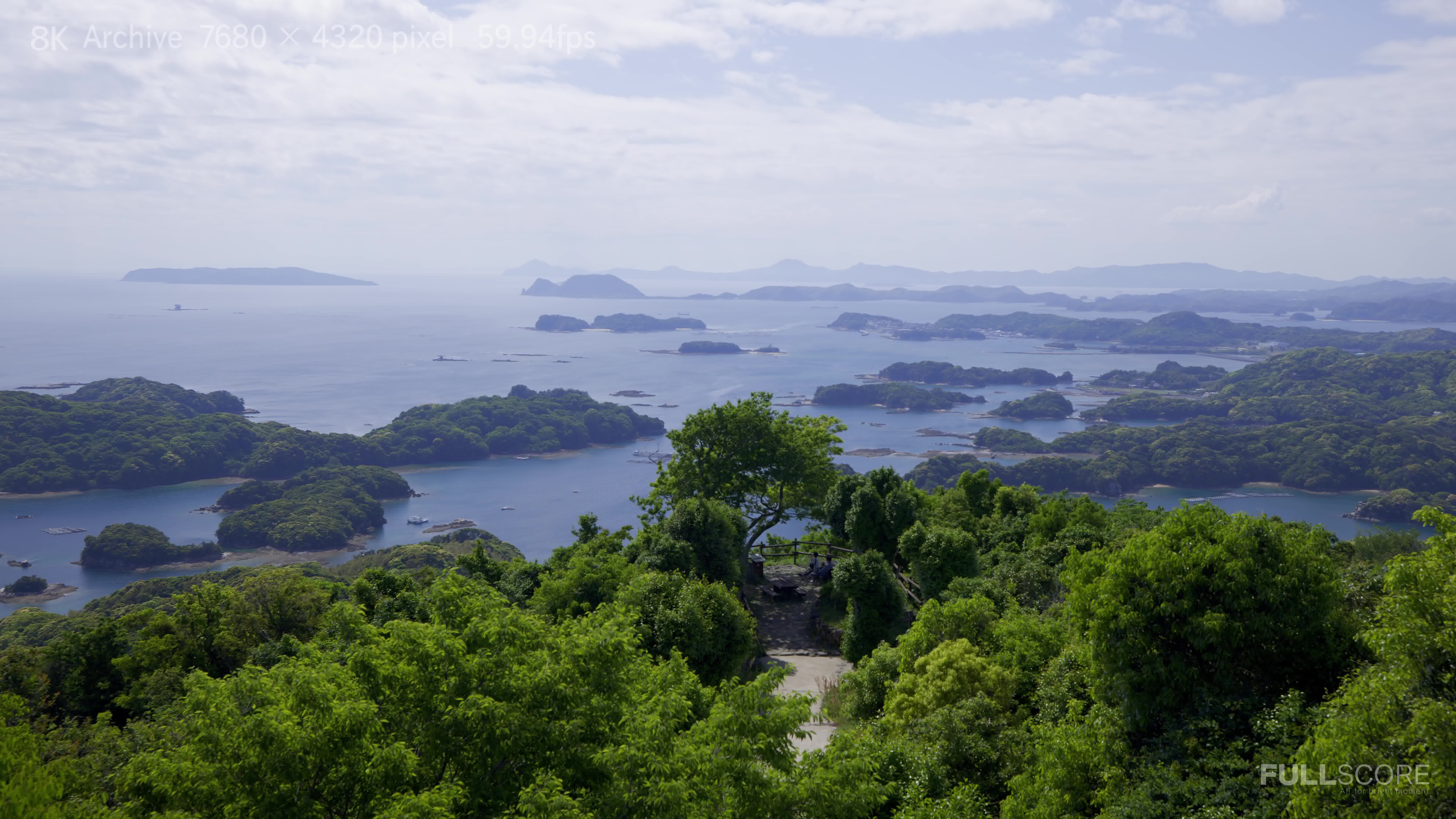 [8k footage kujukushima countless large and smal