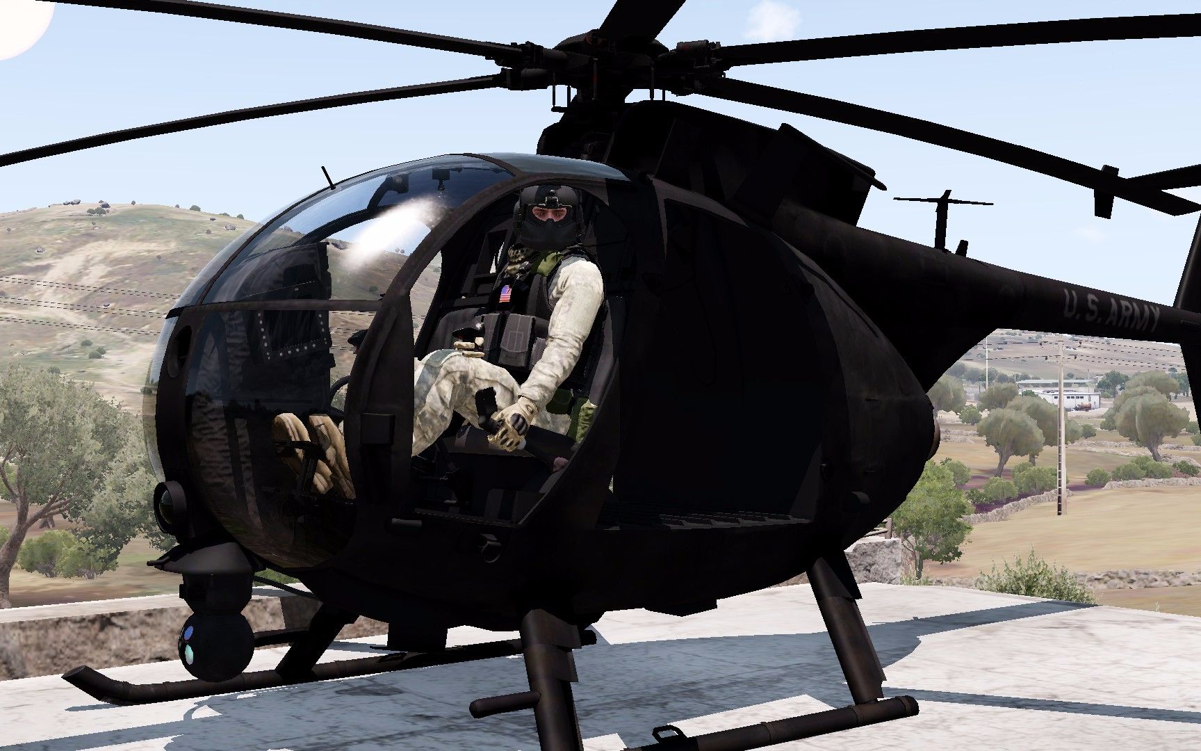 arma3小鸟超低空飞行sc直升机考驾照