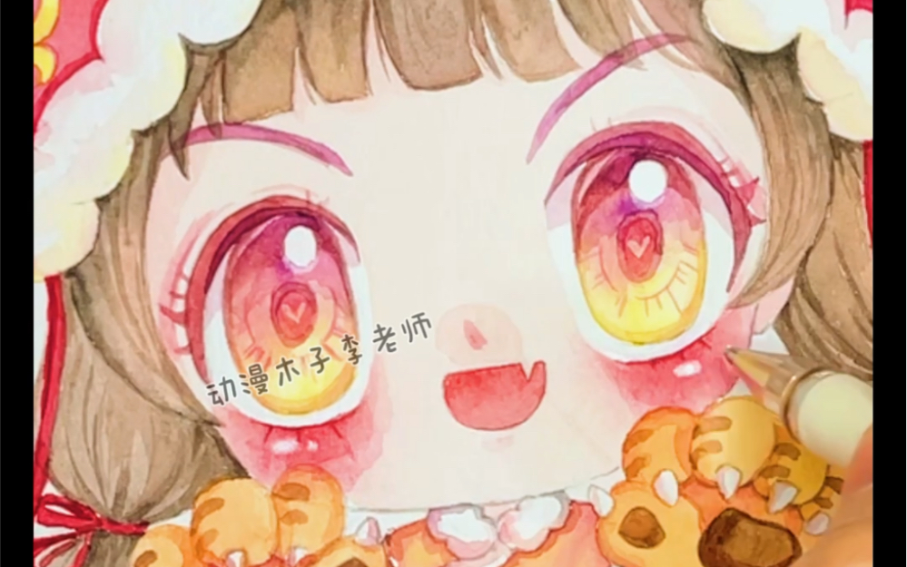 虎年原创漫画设计虎年国风漫画插画哔哩哔哩bilibili