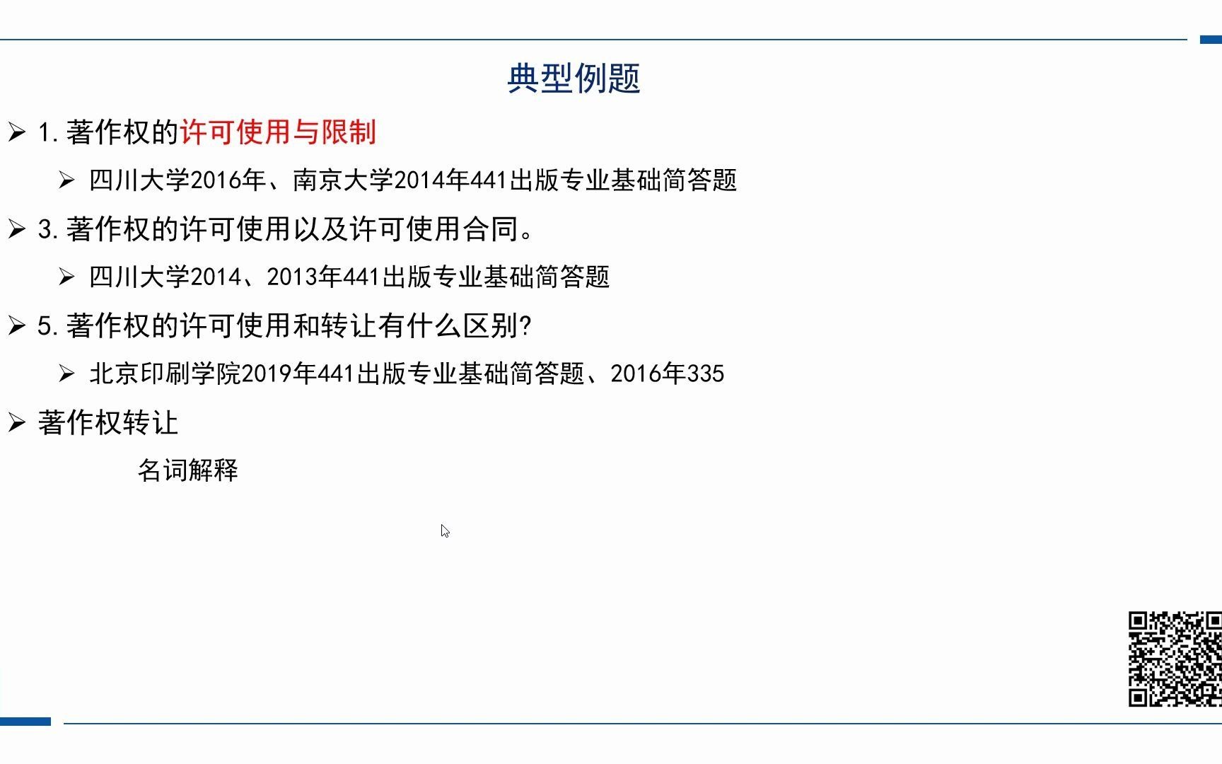 22出版专硕考研每日一练第29天:著作权的许可使用与转让哔哩哔哩bilibili