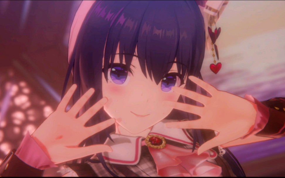 【偶像荣耀/4k】「first step」长濑麻奈出道曲 情人节服装 3dlive