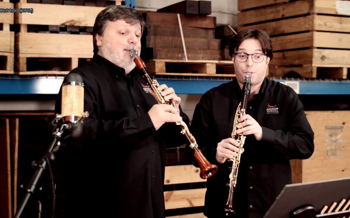 【单簧管】kodálys galanta dances 二重奏by:corrado giuffredi &