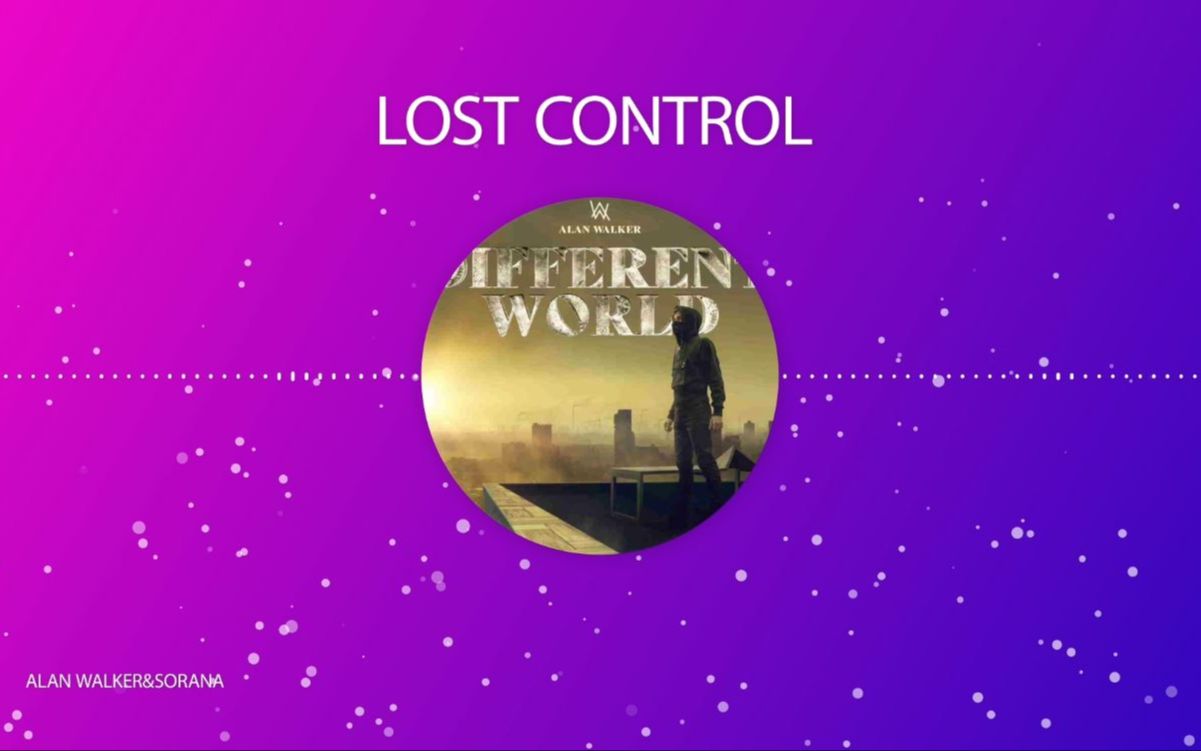 [图]欧美经典火爆电音 值得一听 高品质 无损音质 《Lost Control》- Alan Walker / Sorana