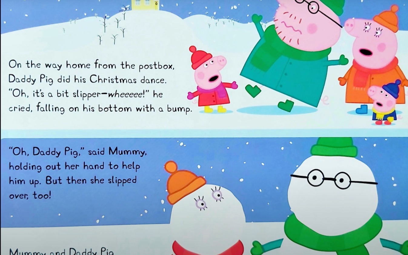 [图]Peppa pig Peppa's Christmas post. read aloud.