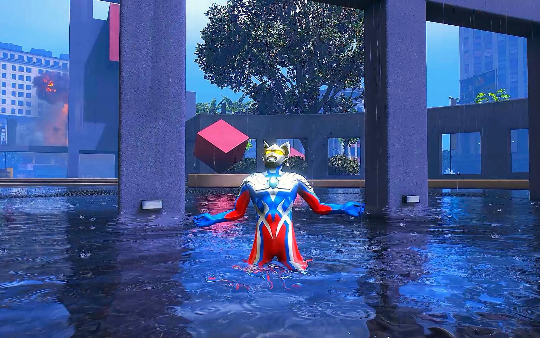 奥特曼们刚打完怪兽回来都失去了能量,全部都累倒下了