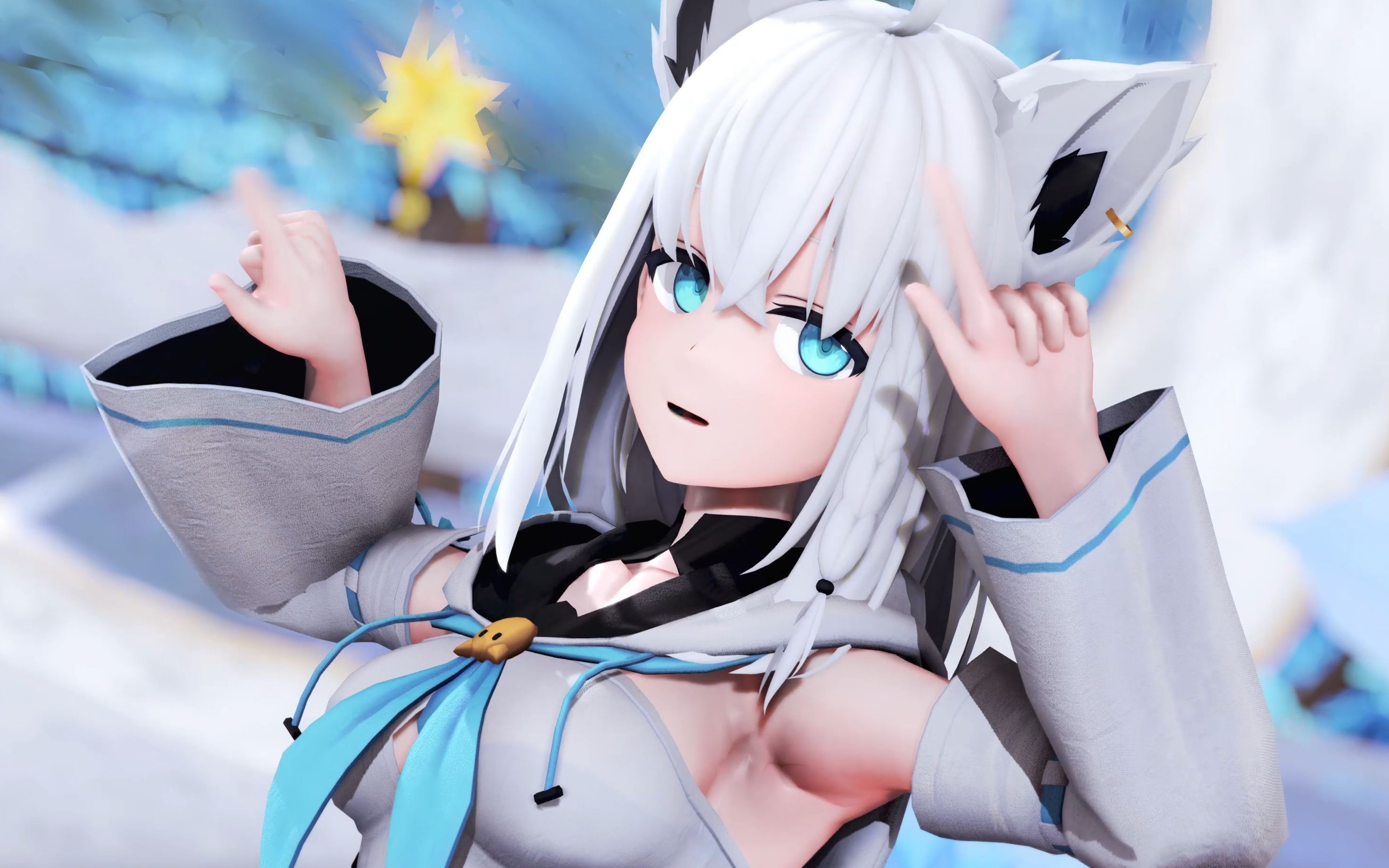 【白上吹雪/mmd】シンデレラ(giga first night remix)