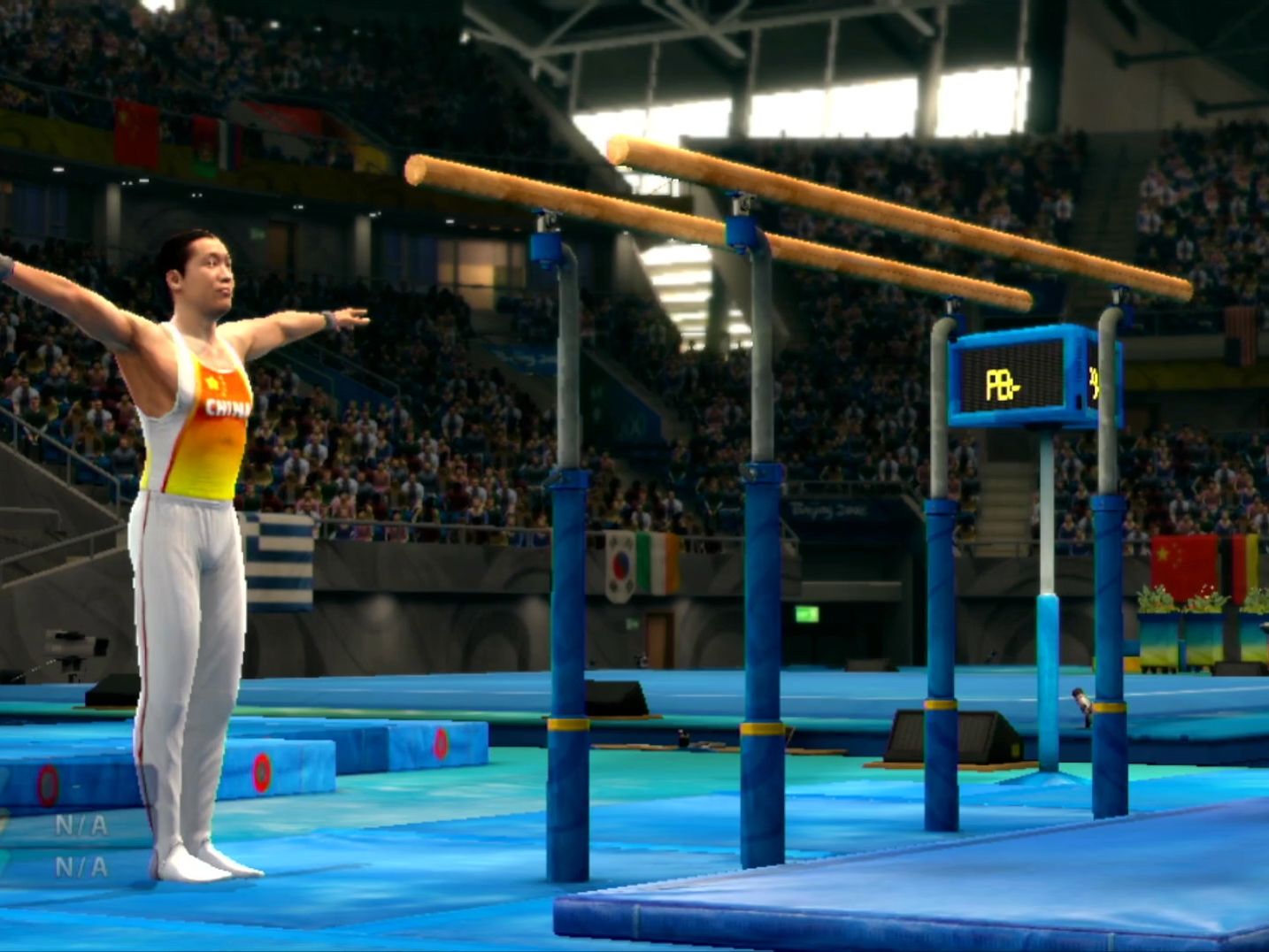 【试玩体验】北京奥运会2008 ps3版初见体验第二十一期 双杠