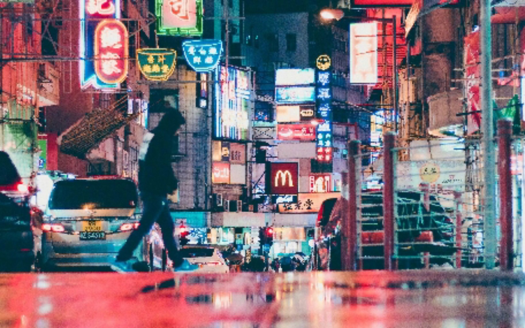 香港霓虹灯素材一组.