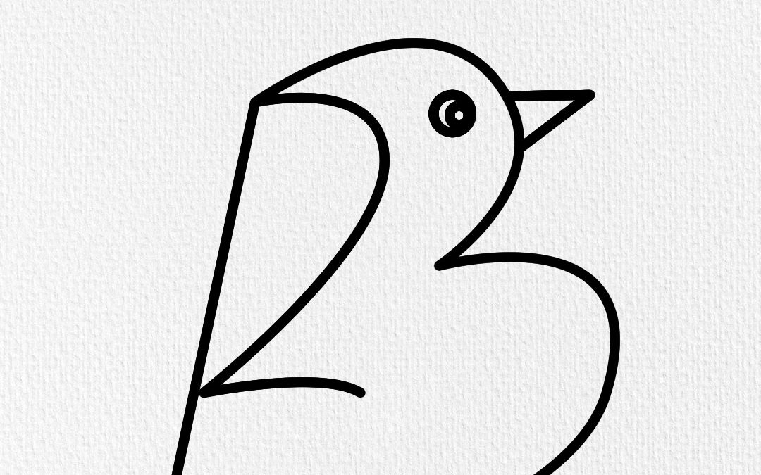 数字123画小鸟