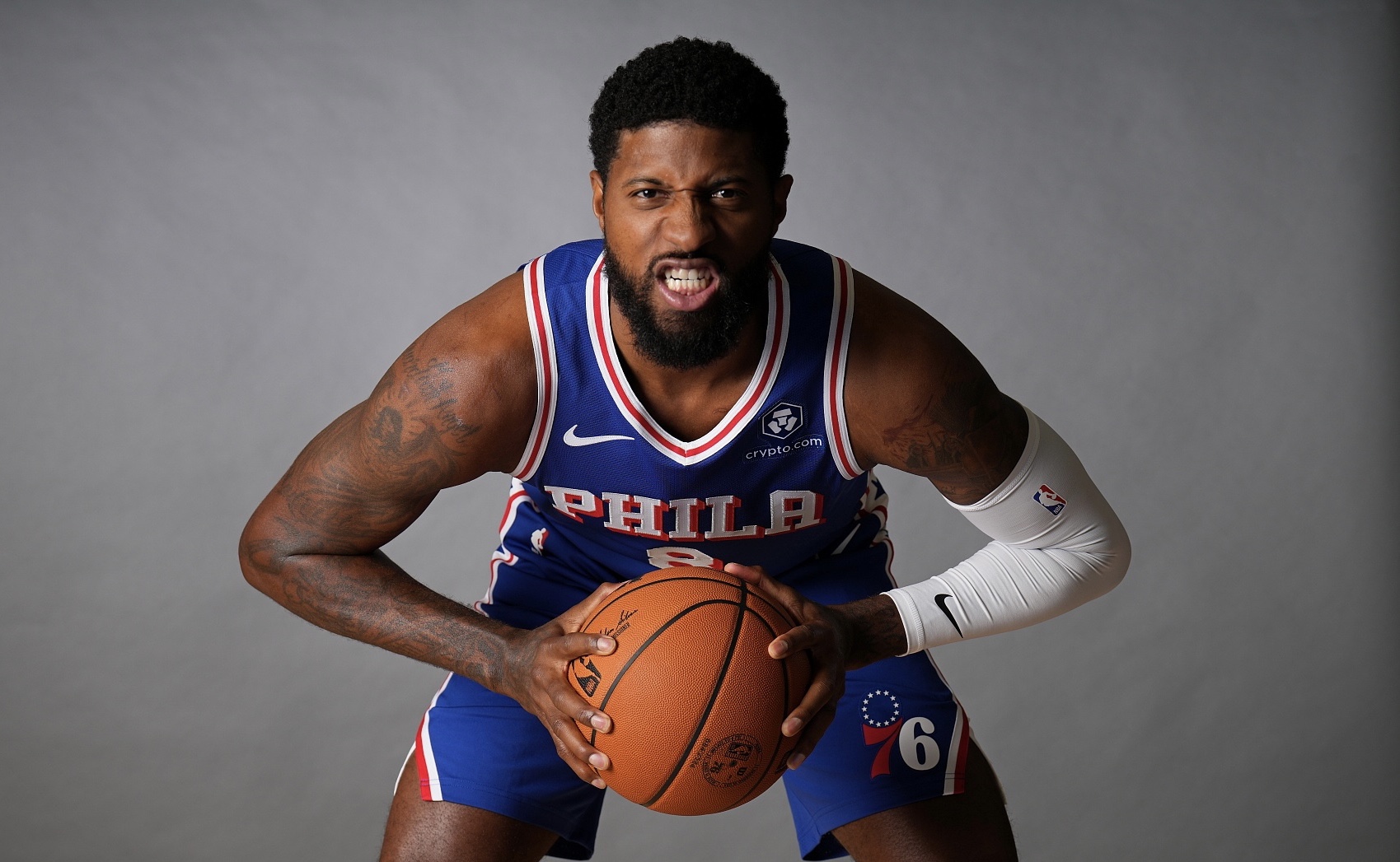 泡椒paul george保罗乔治76人训练