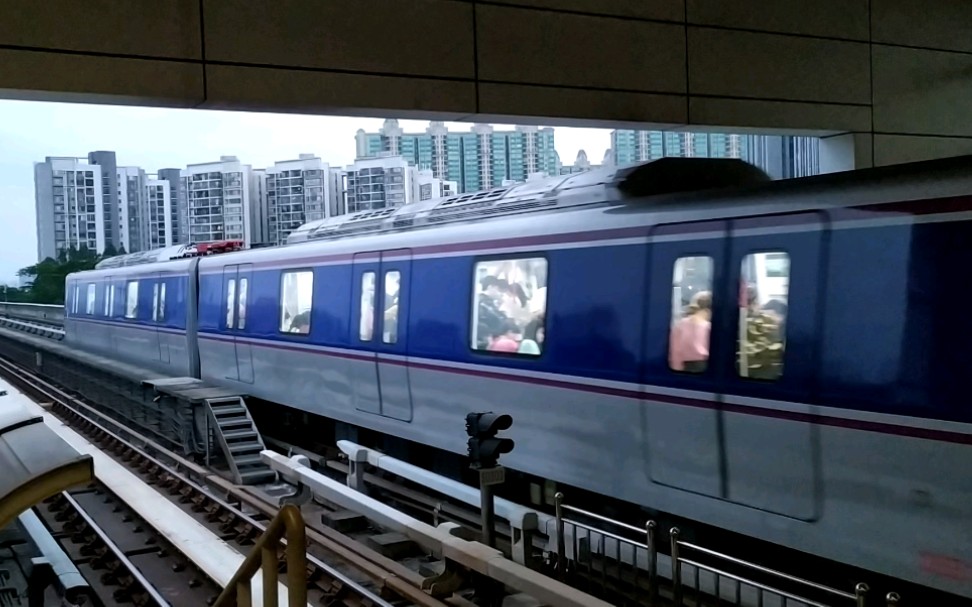 【广州地铁】广州地铁6号线l6型增购列车06x113-114北京路站出站