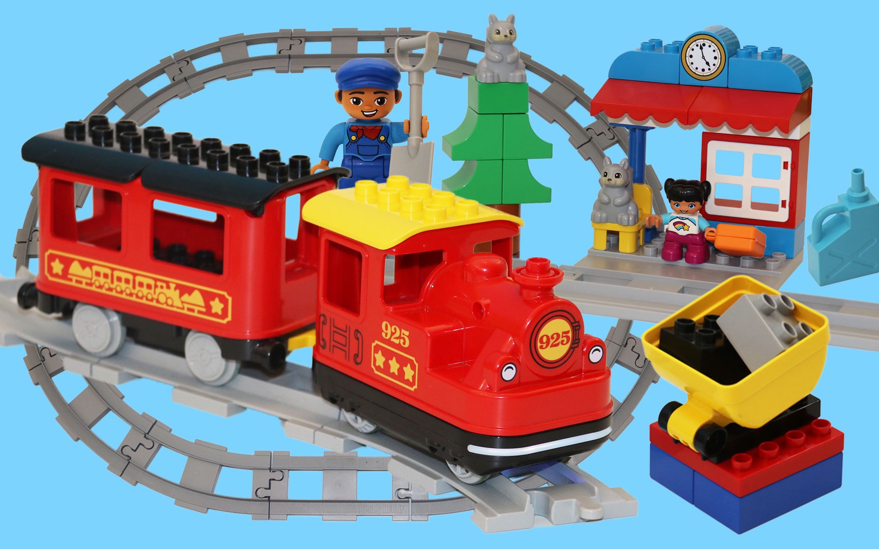 儿童益智玩具,遥控积木小火车