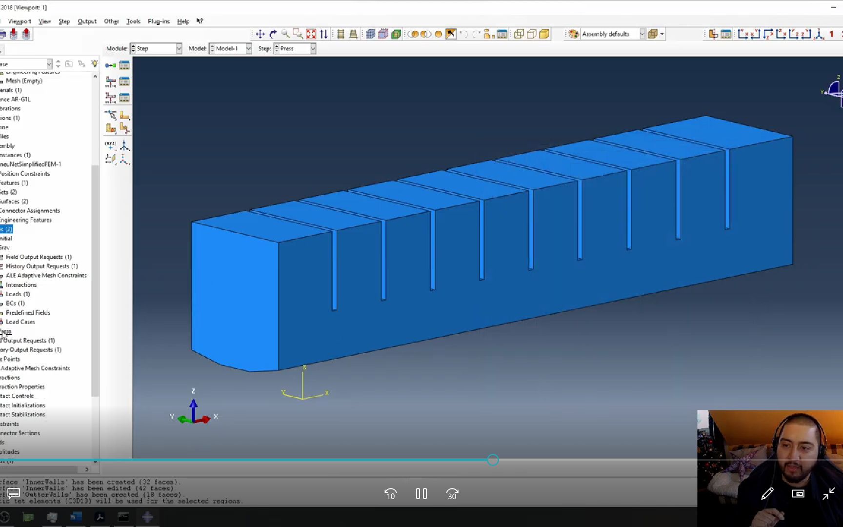 [图]Abaqus 软天手指有限元分析