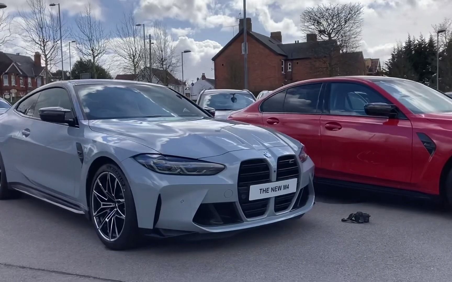 new bmw g82 m4 in brooklyn grey! short exterior walk around!