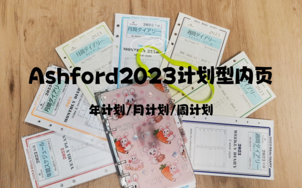 Ashford 2023年计划型内页赏析哔哩哔哩bilibili