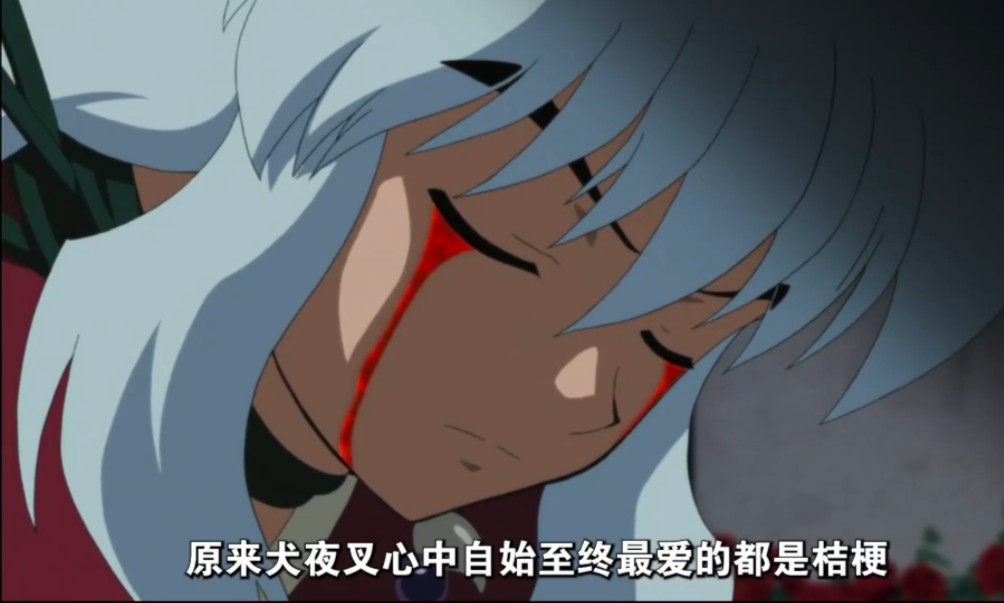 第两百一十集,在桔梗和阿离之间,犬夜叉最终还是选择了桔梗.