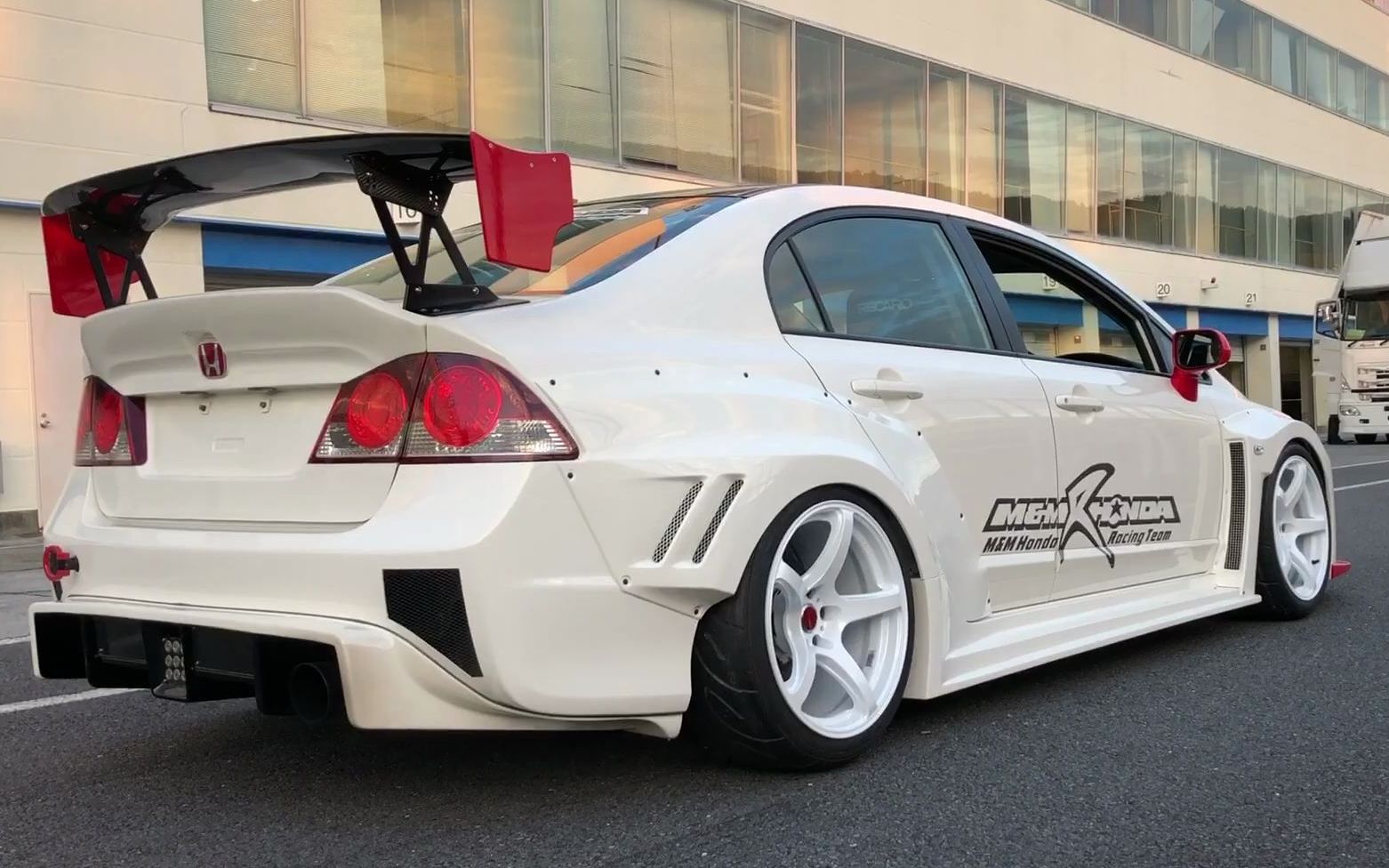 【jdm】m&m honda hyper wide body 宽体套件 for 本田思域(fd2)