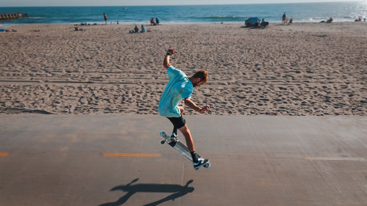 长板平花 长板板舞 海滩上的夏季技巧 || Summer Tricks at the Beach | Longboard Freestyle/Dance哔哩哔哩bilibili