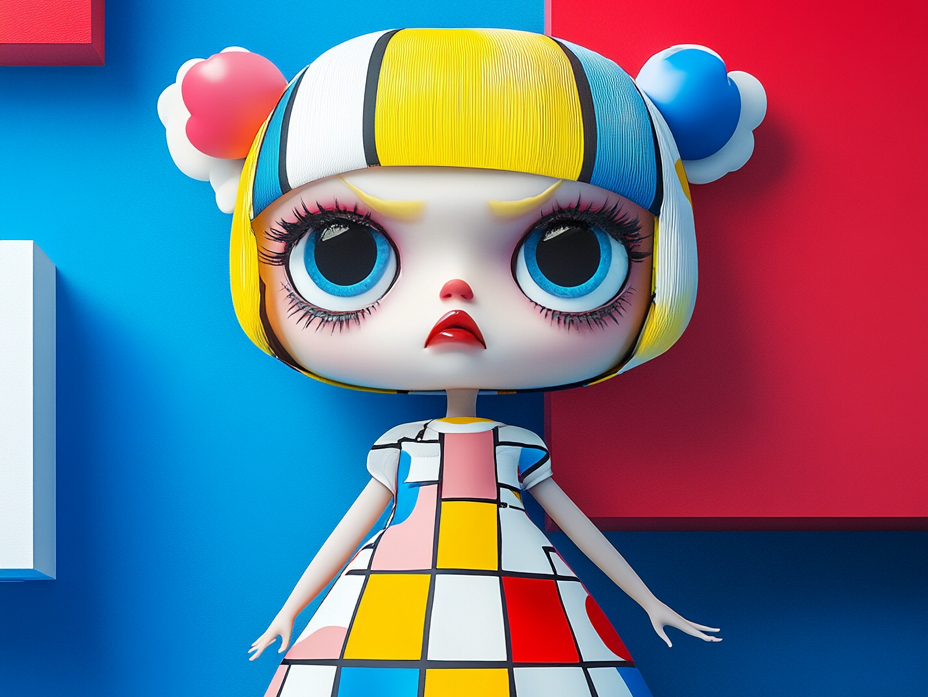 【红黄蓝的构成】—气嘟嘟世界名画系列|角色扮演,沉浸式艺术体验