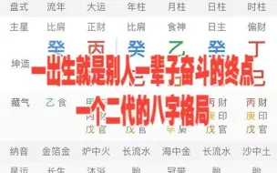 Télécharger la video: 一出生就是别人一辈子奋斗的终点，一个富二代的八字格局