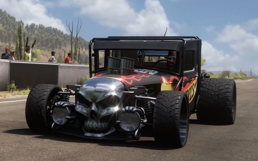 极限竞速:地平线5 骷髅头车调校 s1排名第356名 个人调校也是极限