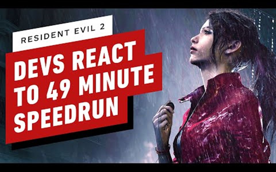 [图]当《生化危机2》的开发人员观看速通 Resident Evil 2 Developers React to 49 Minute Speedrun