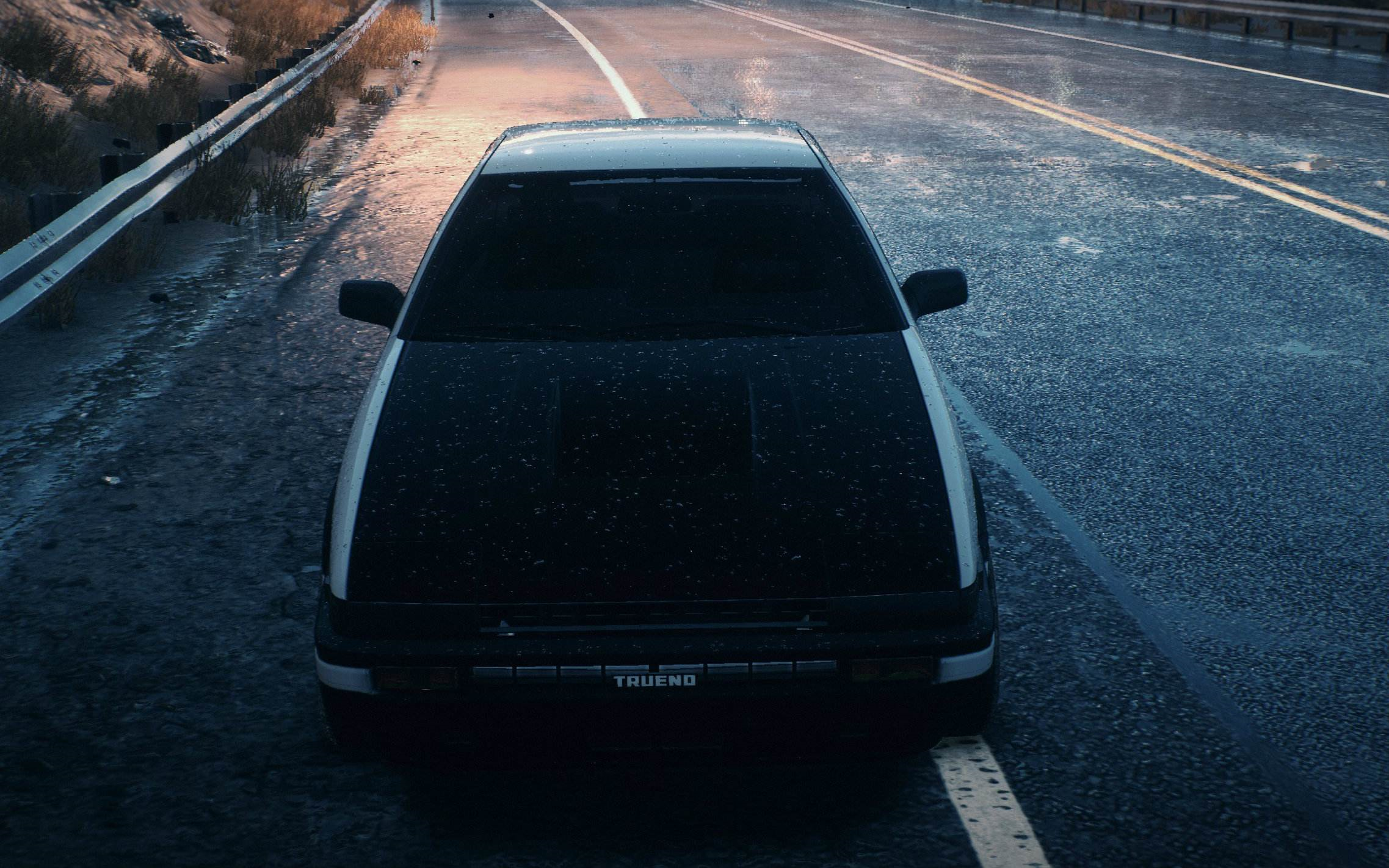 【极品飞车19】ae86惯性漂移,藤原拓海贴弯上山