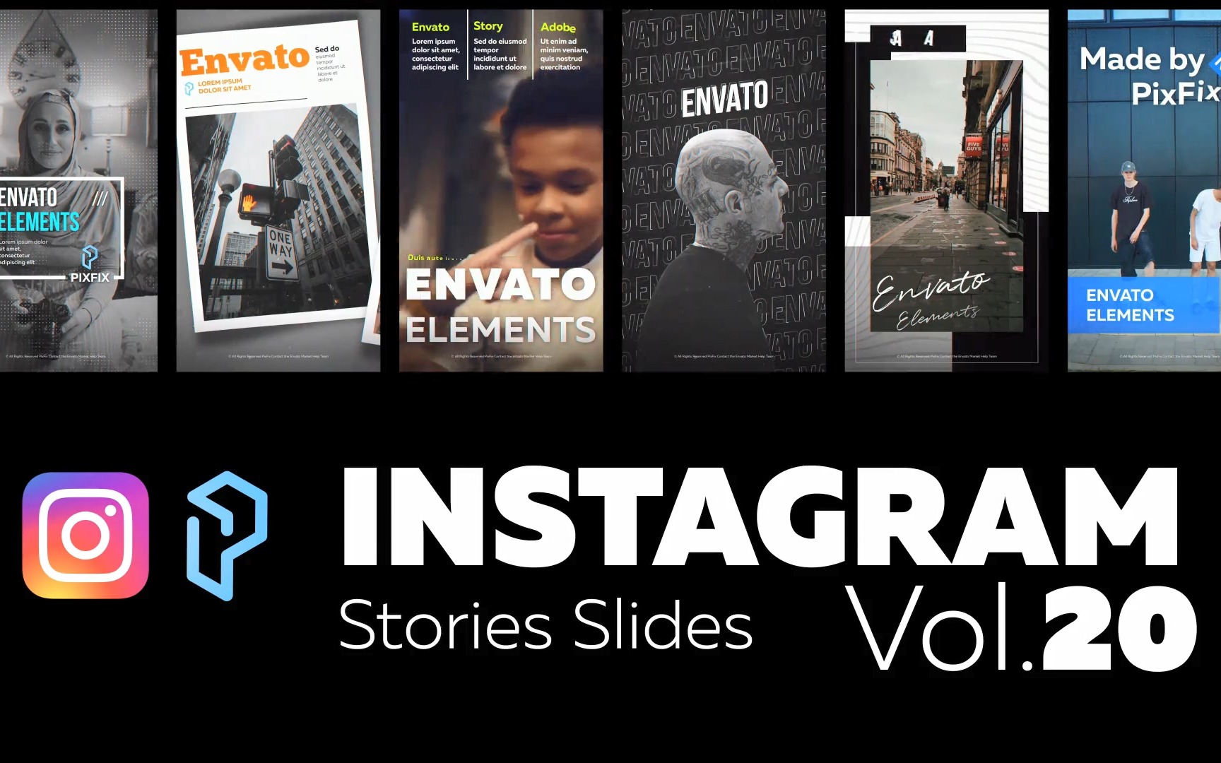 ae模板竖屏风格的艺术海报动态视频模板