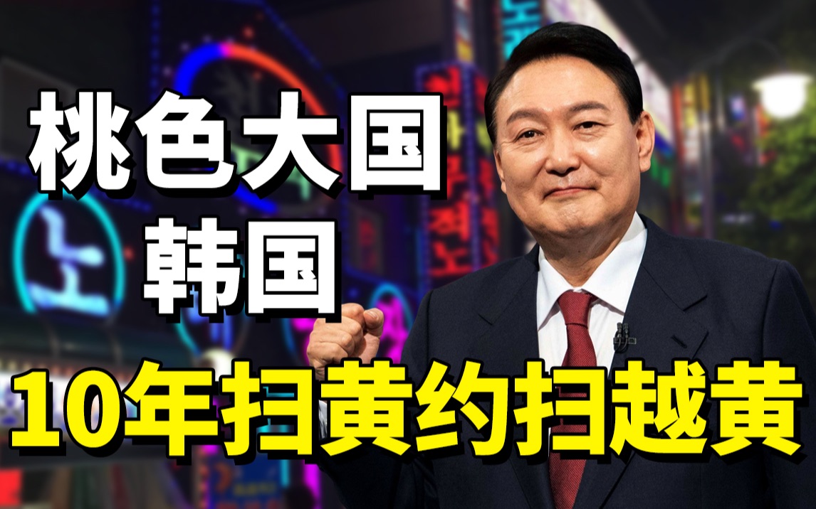 韩国桃色产业力压日本,成亚洲第一,为何10年扫黄越扫越黄?哔哩哔哩bilibili