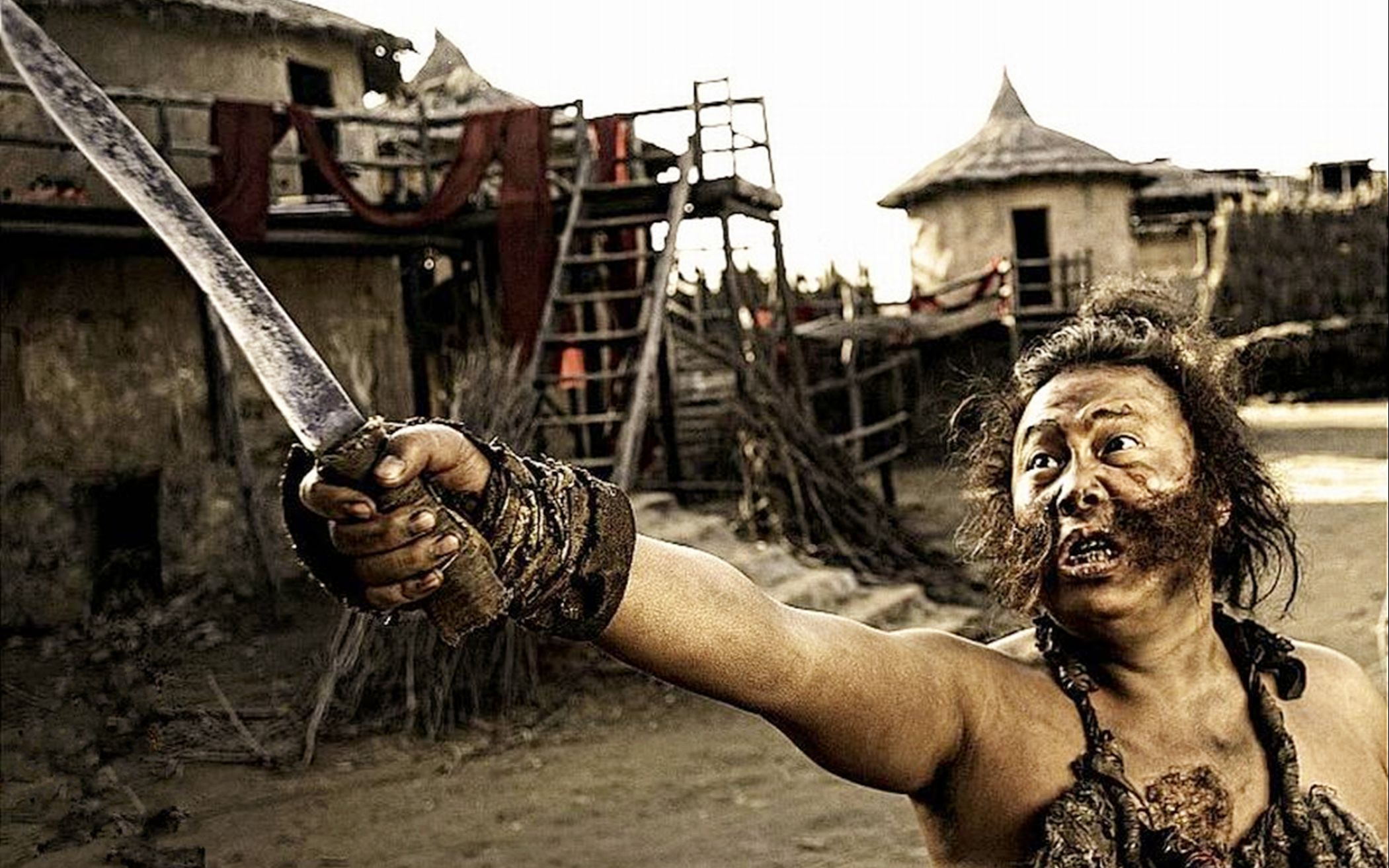 恶汉欺辱杀猪的小伙,结果被连人带马劈成两半,他的菜刀不简单!