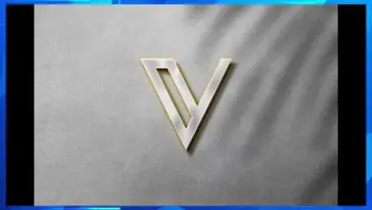 银色发光品牌logo标志PS样机设计PSD模板下载【1583期】