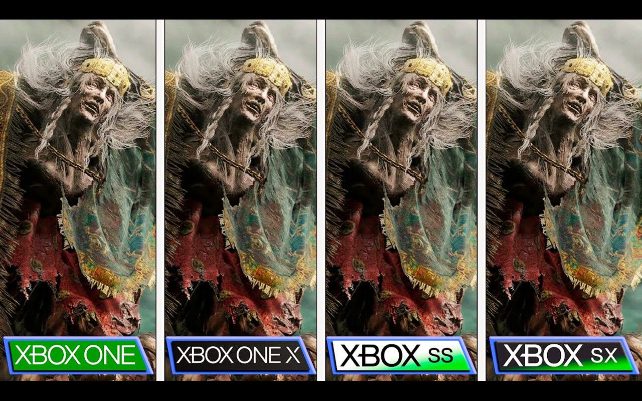 [图]【4K60帧】《艾尔登法环》封测 | Xbox One S/X vs Xbox Series S/X | 画质与帧数详细对比