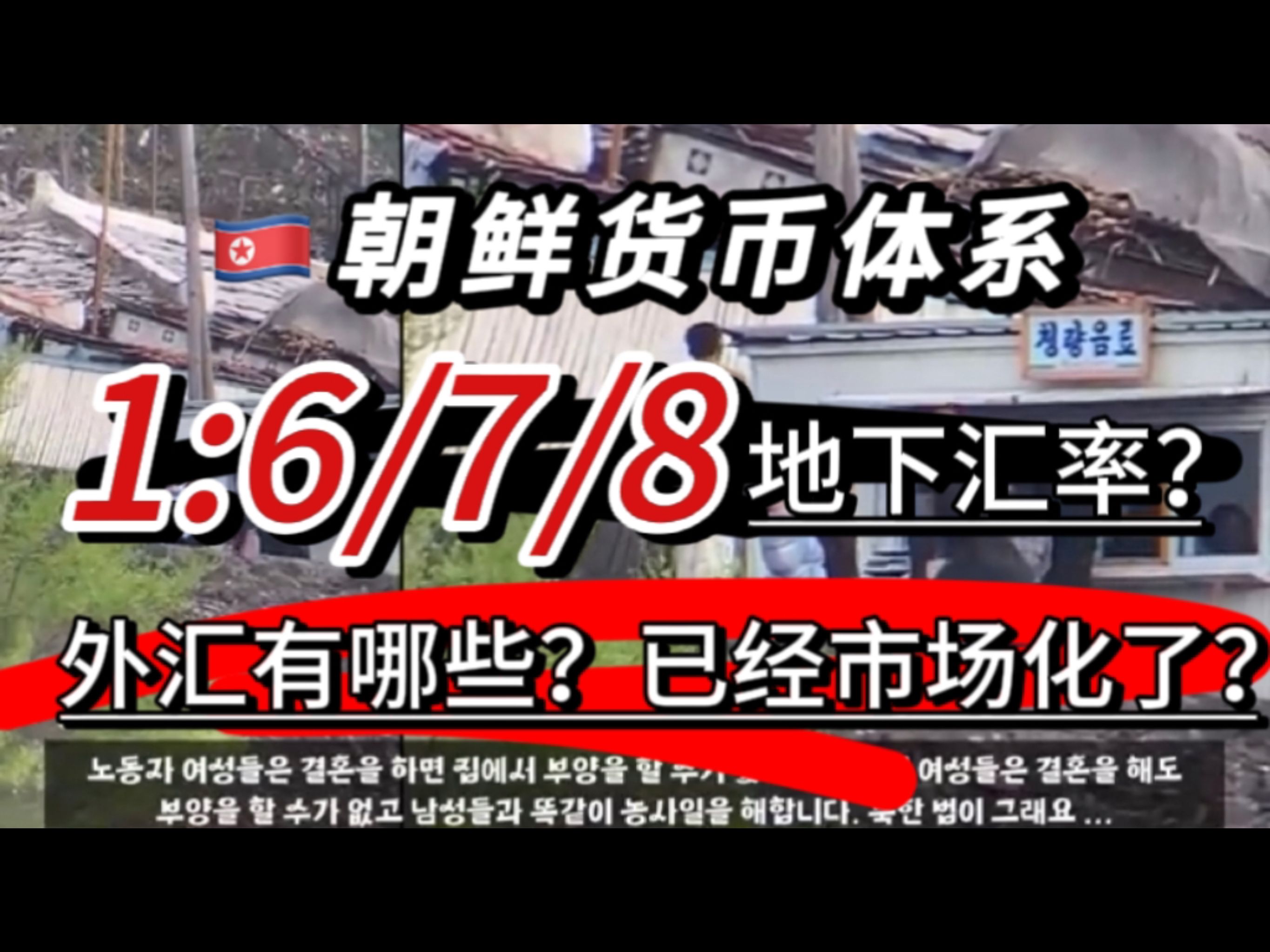 朝鲜地下汇率究竟如何?外汇哪里来?真的市场化了么?哔哩哔哩bilibili