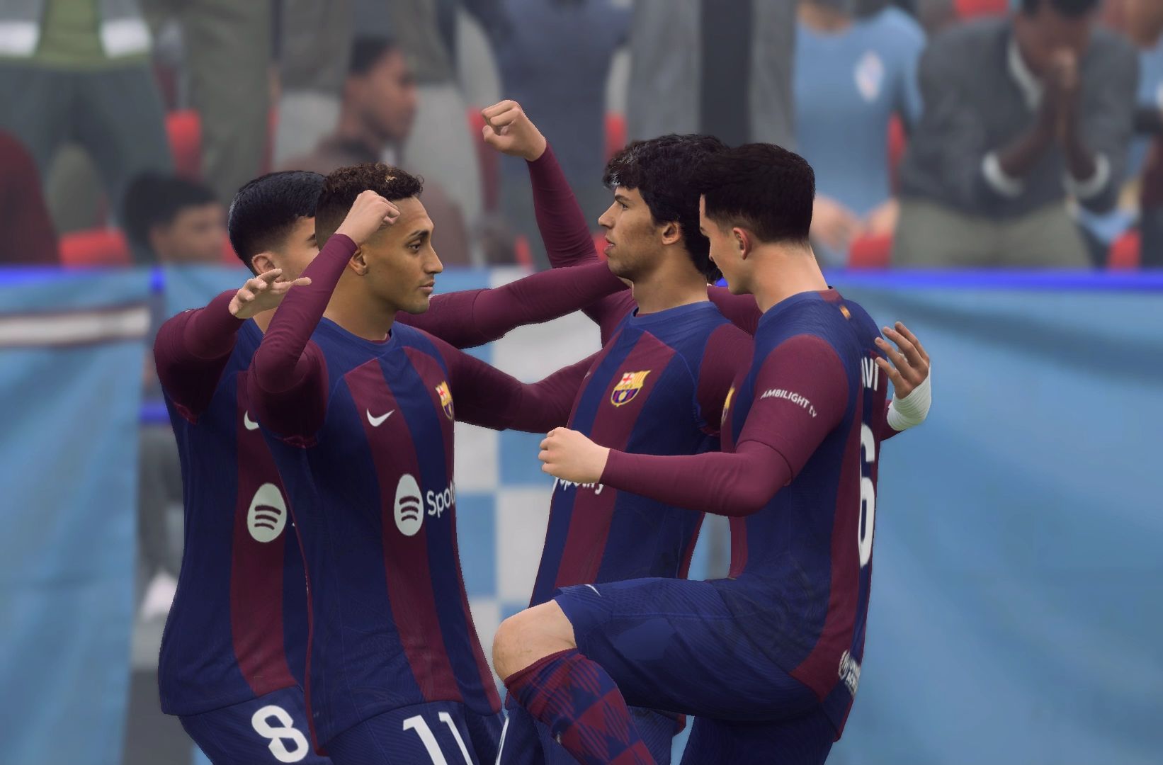 {fc24 教练生涯}- 巴萨(8)联赛主场大胜塞尔塔